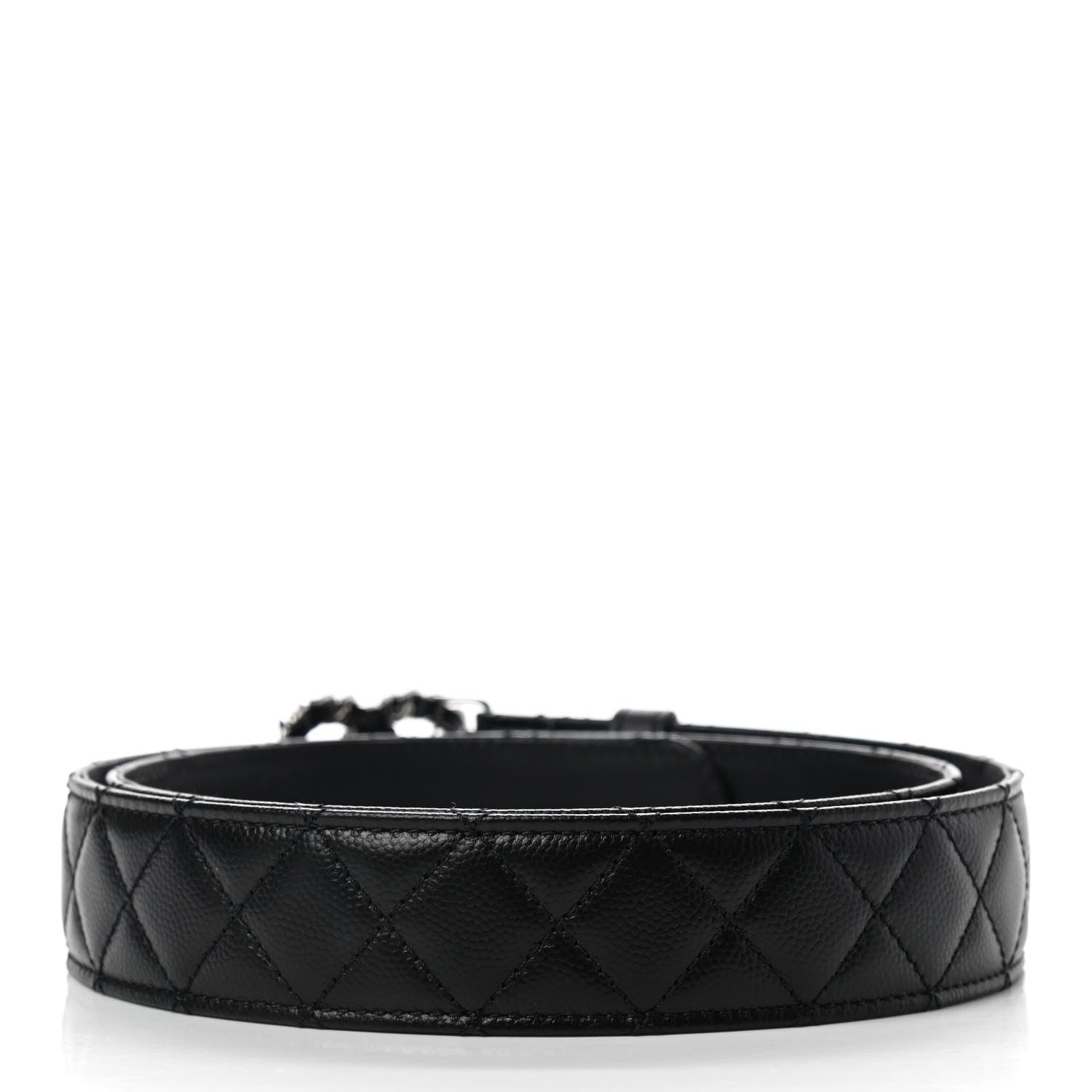 Chanel Caviar Quilted CC Chain Belt 90 36 Black 2 of 6