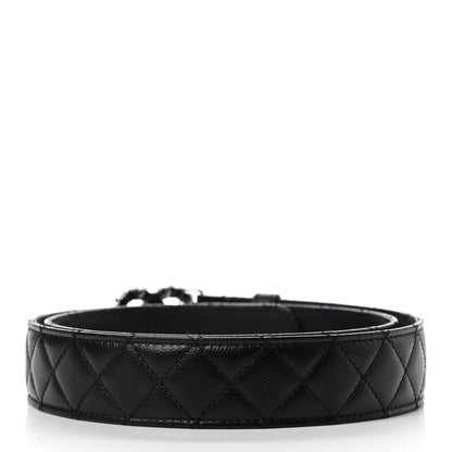 Chanel Caviar Quilted CC Chain Belt 90 36 Black 2 of 6