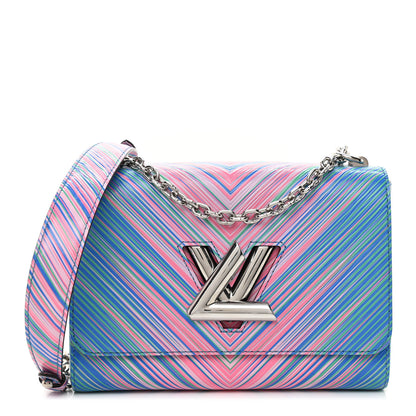 Louis Vuitton Epi Tropical Twist Shoulder Bag MM Blue Rose 1 of 7