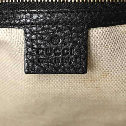 Gucci Pebbled Calfskin Medium Soho Bowler Black 6 of 10