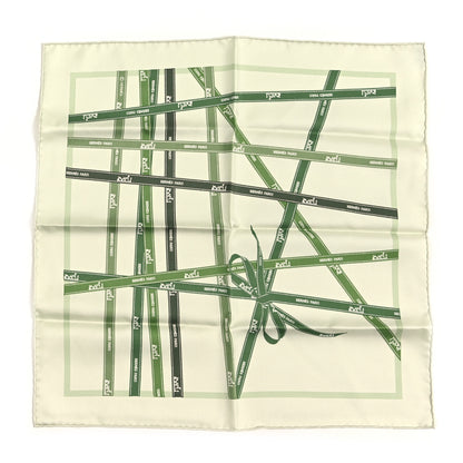 Hermes Silk Bolduc Pocket Square 45 1 of 4