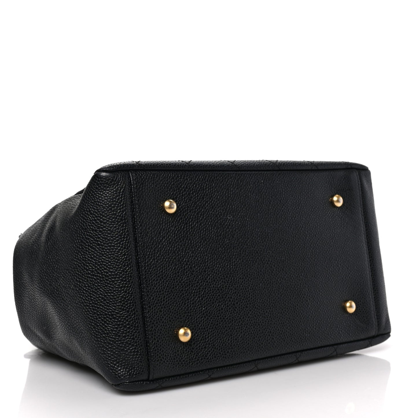 Caviar Quilted Petit Timeless Tote PTT Black