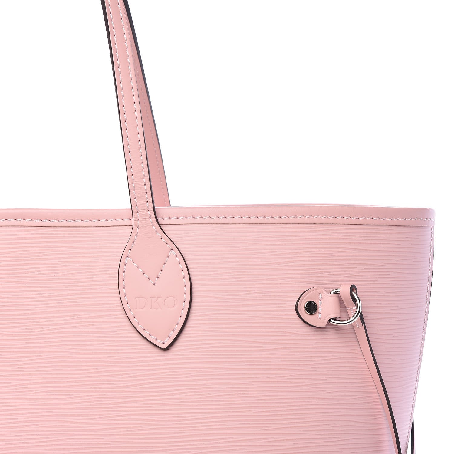 Louis Vuitton Epi Neverfull MM Rose Ballerine 9 of 10