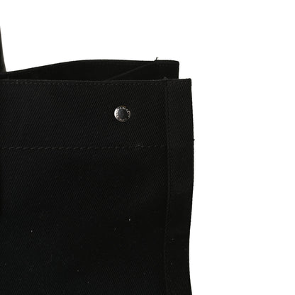 Saint Laurent Linen Calfskin Rive Gauche Tote Black 15 of 18