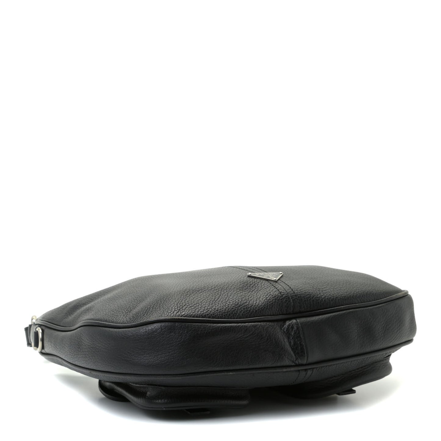 Vitello Daino Pocket Hobo Black