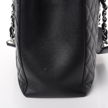 Chanel Caviar Quilted XL Grand Shopping Tote GST Black 10 of 10
