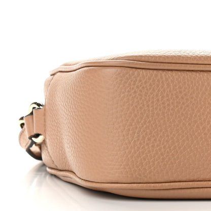 Gucci Pebbled Calfskin Small Soho Disco Bag Camelia 8 of 10