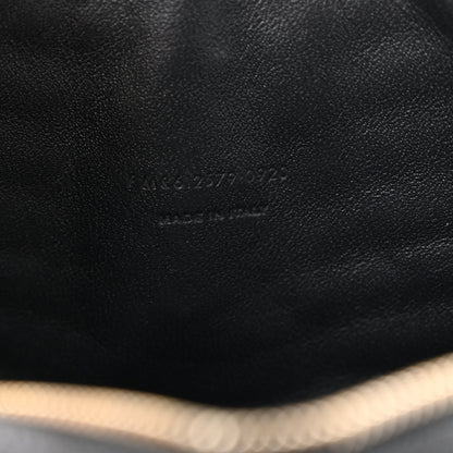 Saint Laurent Grain De Poudre Matelasse Monogram Mini Lou Camera Bag Black 7 of 13