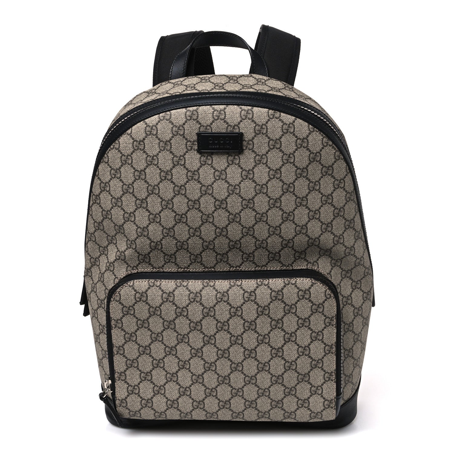 Gucci GG Supreme Monogram Medium Backpack Black 1 of 9