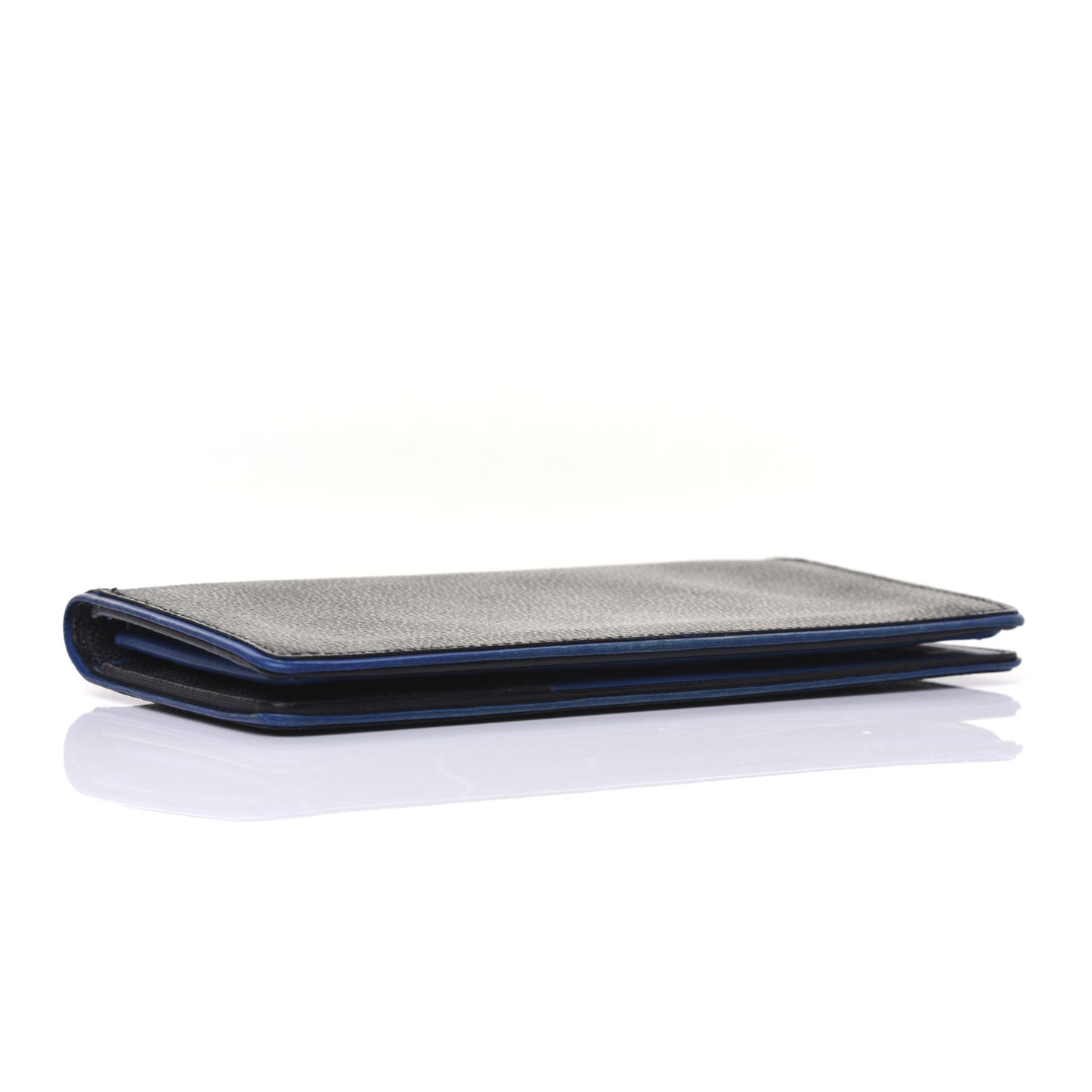 Damier Graphite Brazza Wallet Bleu Neon