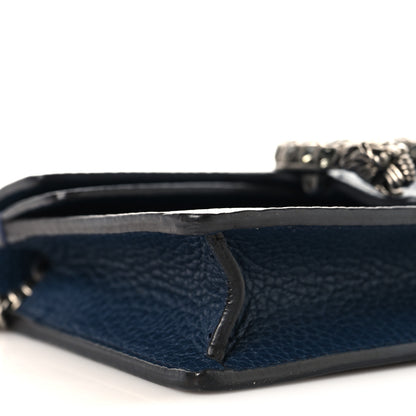 Gucci Dollar Calfskin Crystal Super Mini Dionysus Shoulder Bag Blue Agata Black Diamond 8 of 9