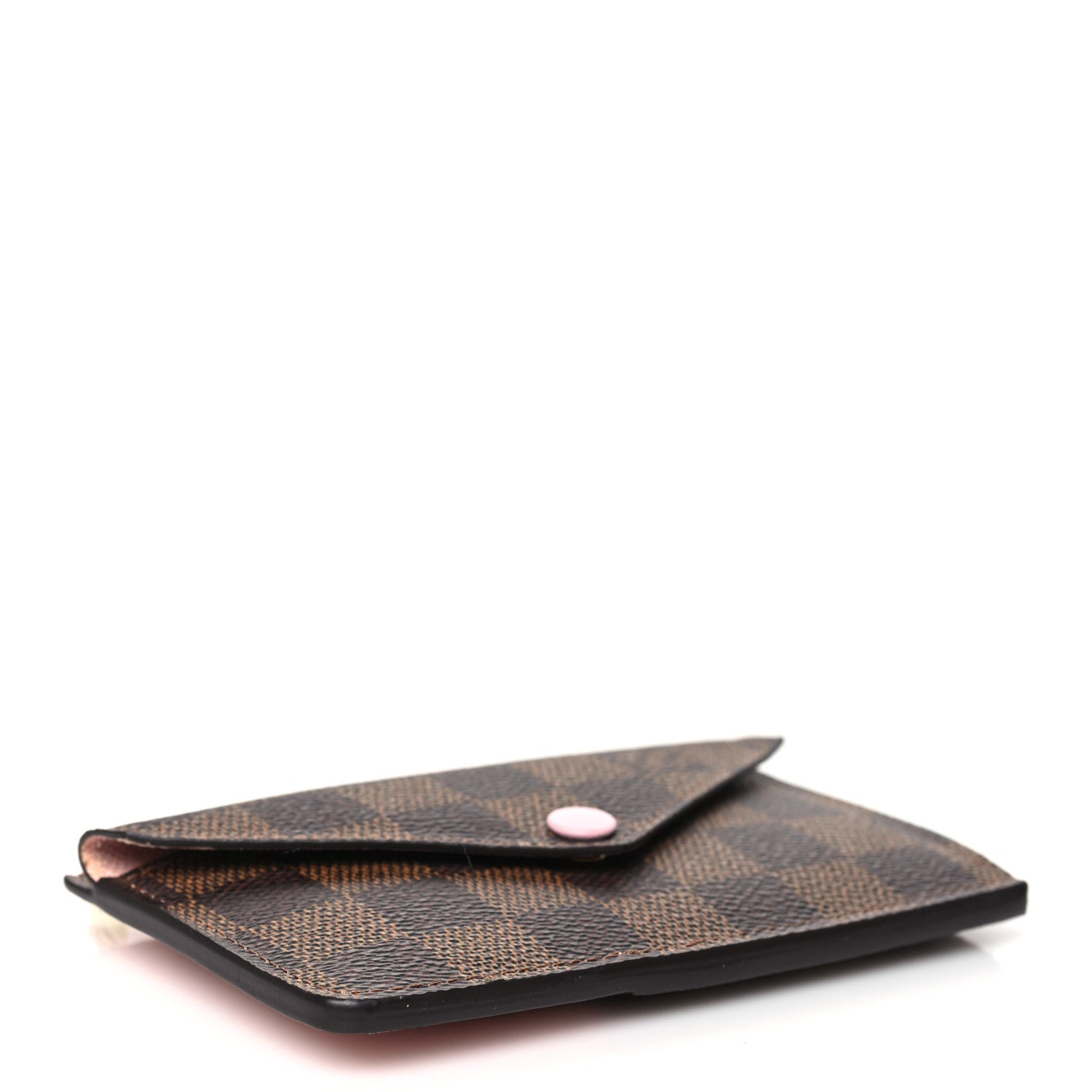 Louis Vuitton Damier Ebene Recto Verso Card Holder Rose Ballerine 4 of 7