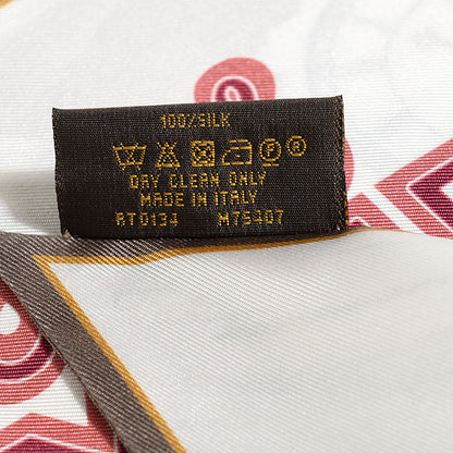 Louis Vuitton Silk LV Comics Bandeau Taupe 5 of 5