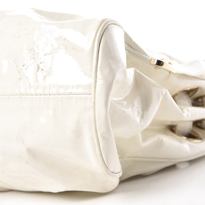 Jimmy Choo Patent Riki Bag White 11 of 21