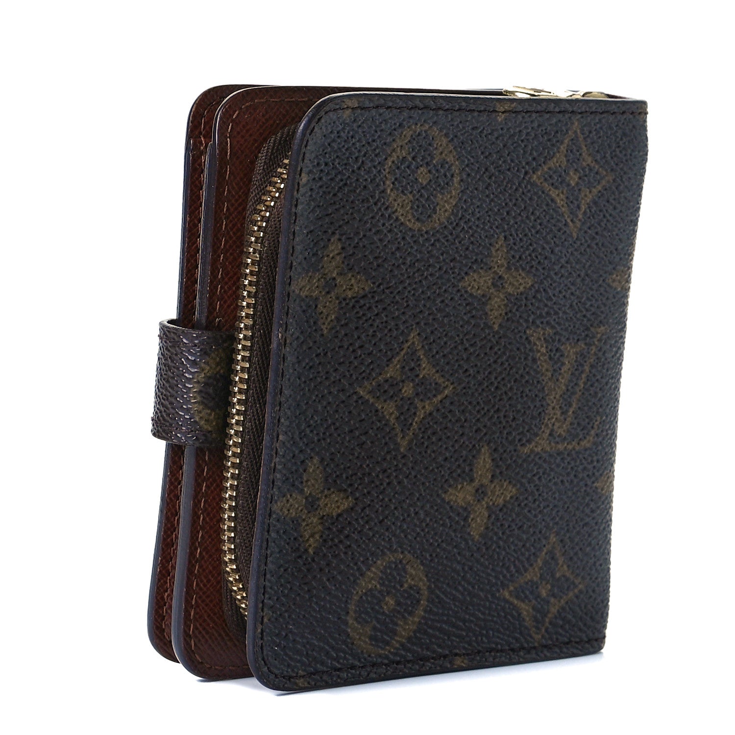 Louis Vuitton Monogram Compact Zippe Zipped Wallet 2 of 7