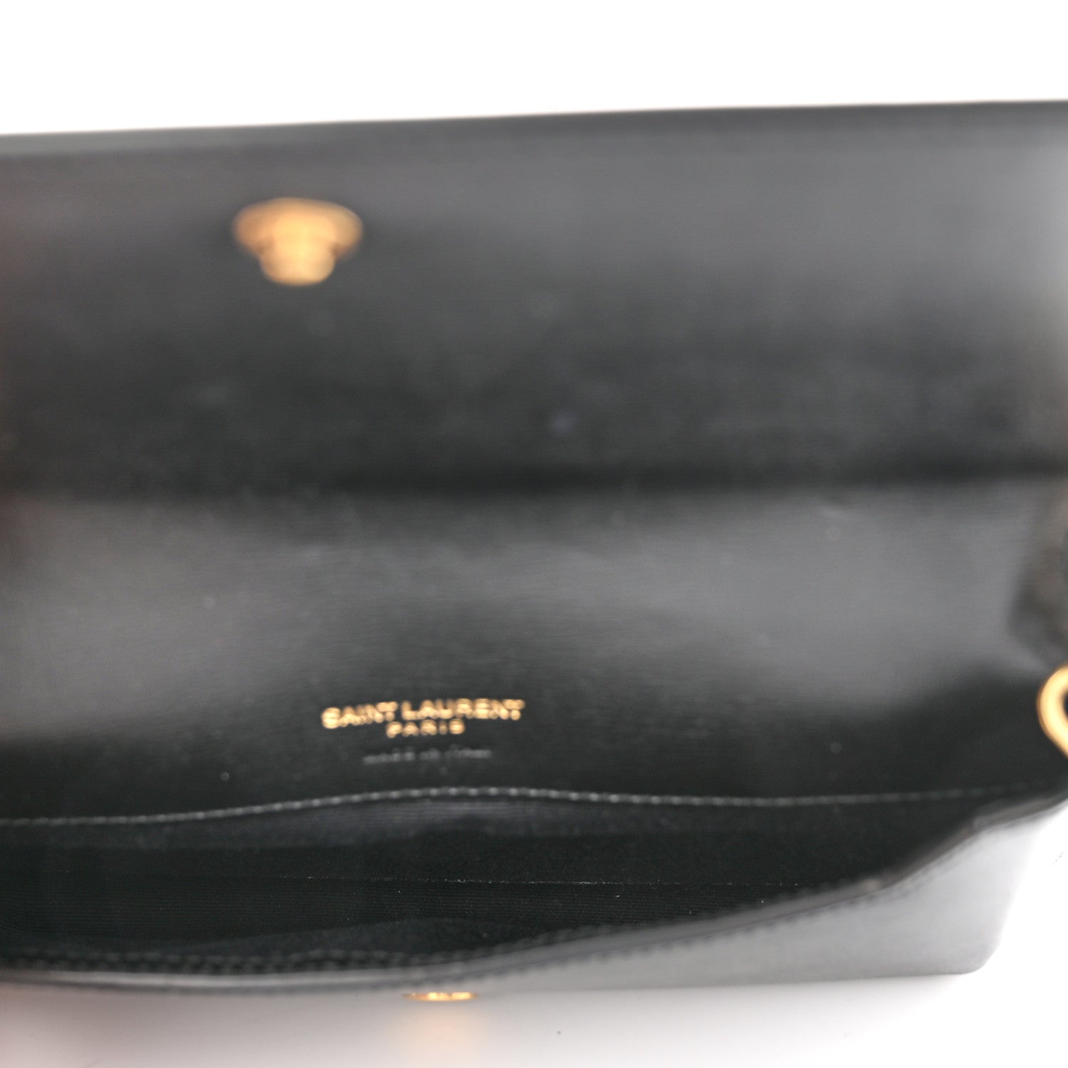 Saint Laurent Smooth Calfskin Monogram Phone Holder Crossbody Black 5 of 11