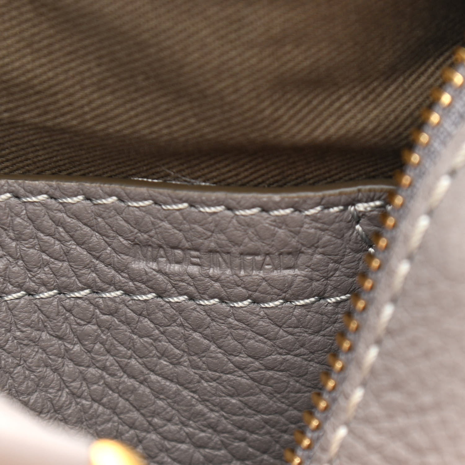 Chloe Calfskin Mini Marcie Satchel Cashmere Grey 7 of 11