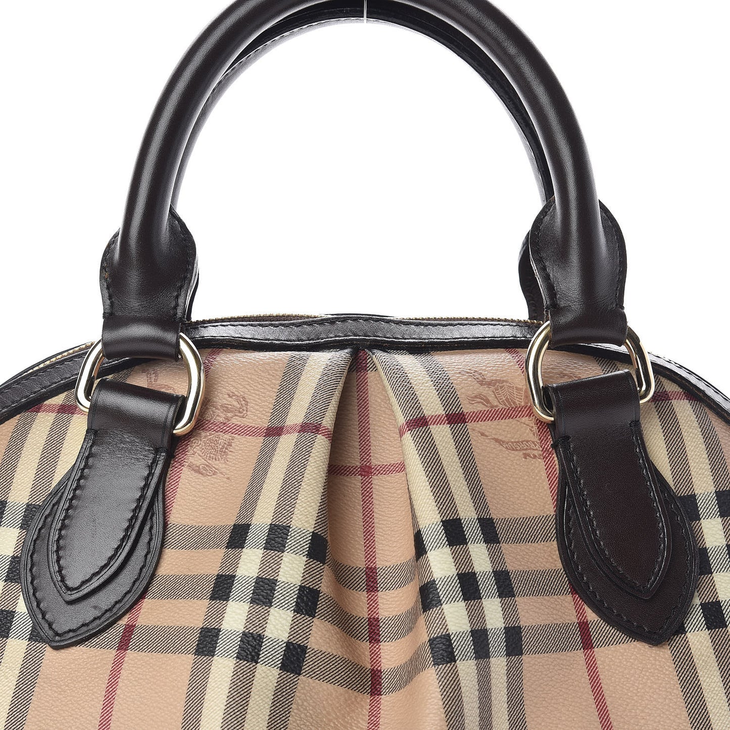 Haymarket Check Thornley Satchel Chocolate