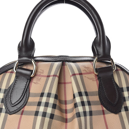 Burberry Haymarket Check Thornley Satchel Chocolate 10 of 22