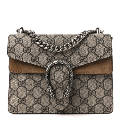 Gucci GG Supreme Monogram Mini Dionysus Shoulder Bag Taupe 1 of 11