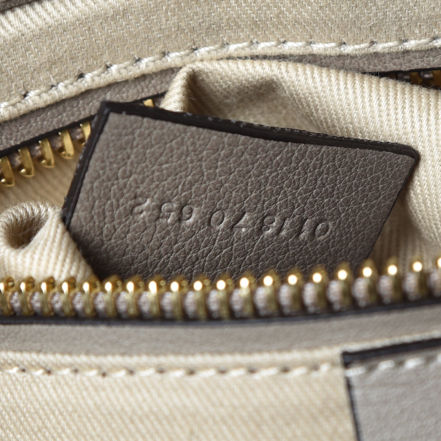 Suede Calfskin Small Faye Backpack Motty Grey