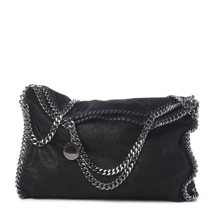 Stella McCartney Shaggy Deer Falabella Fold Over Tote Black 1 of 9