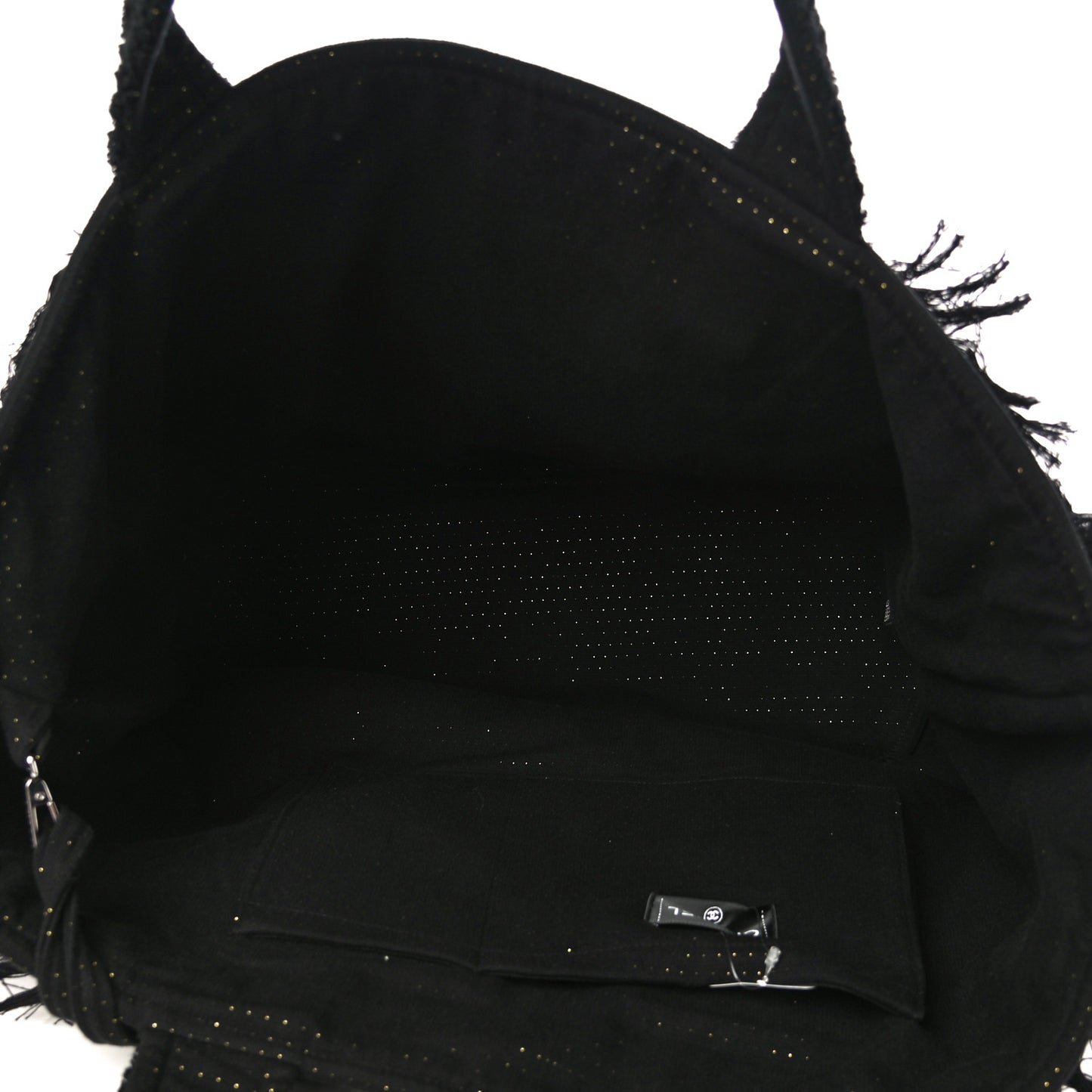 Terry Cotton CC Beach Tote Towel Set Black