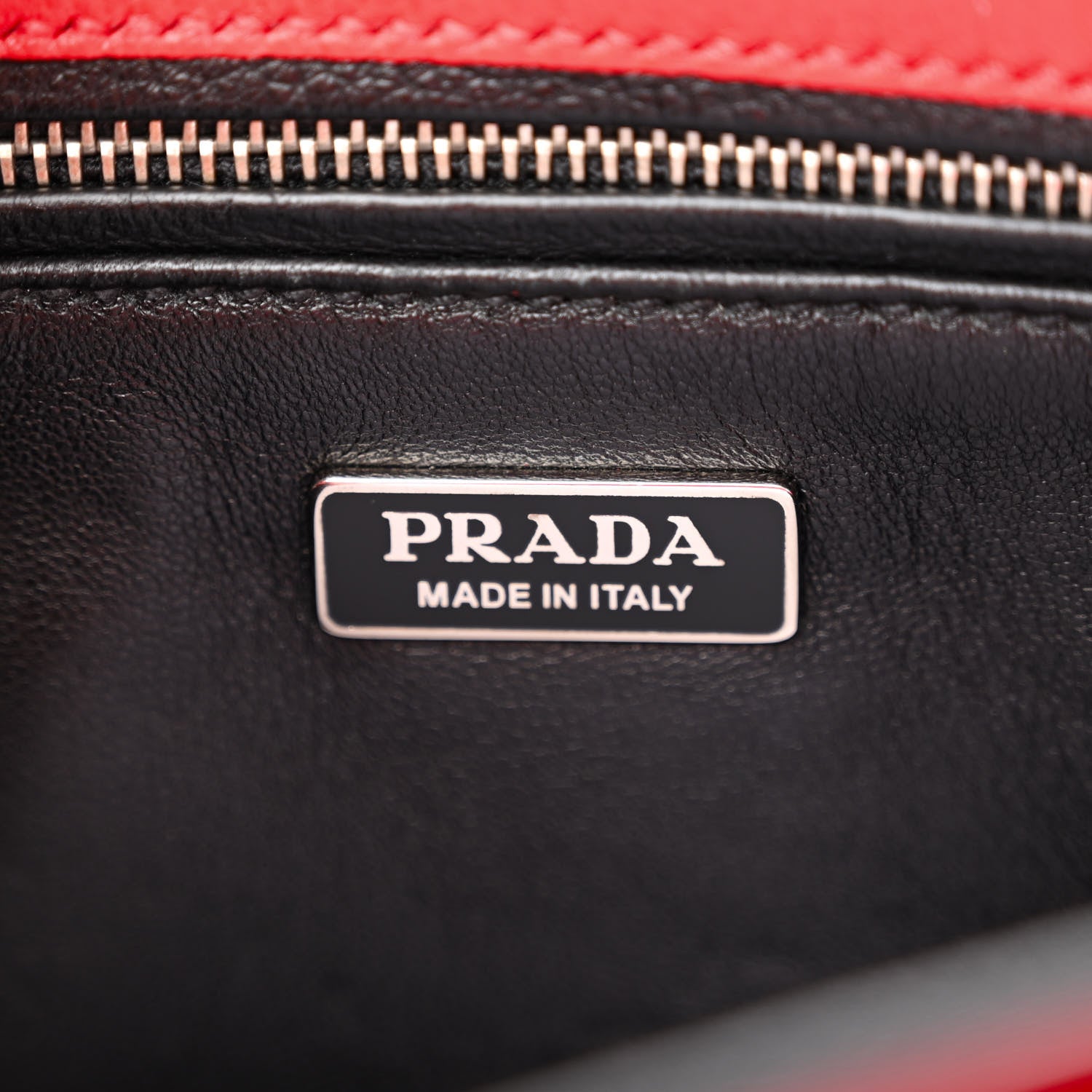 Prada Glace Calfskin Arcade Crossbody Bag Lacca 6 of 9