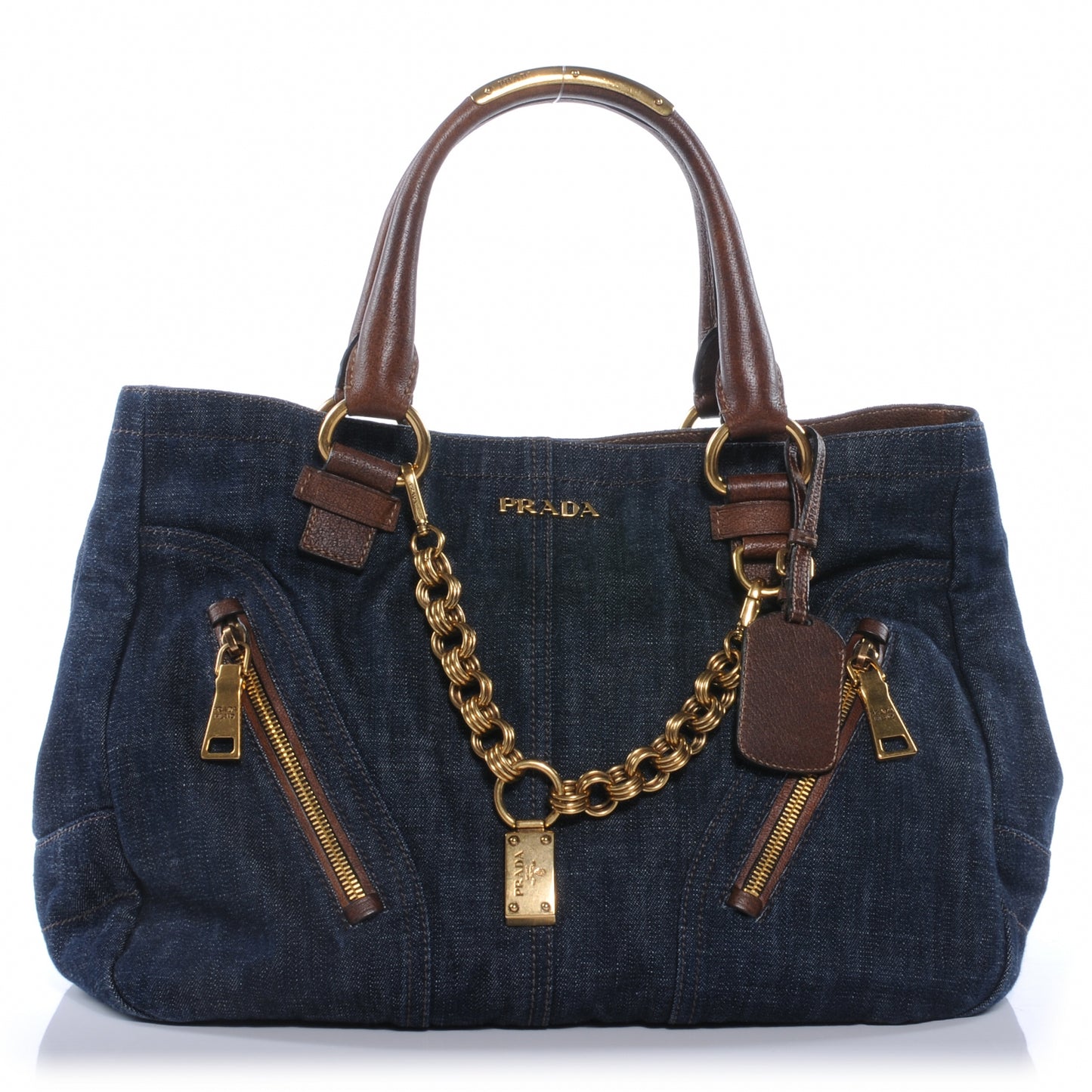 Denim Shoulder Bag Blue