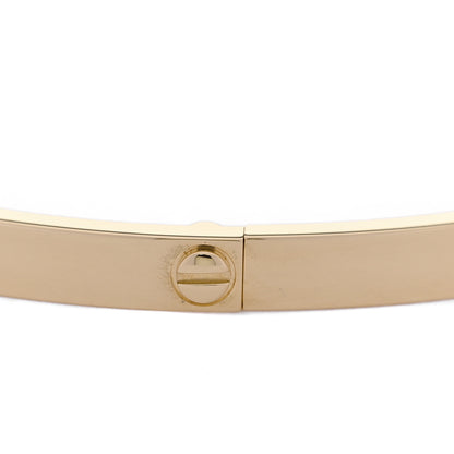 Cartier 18K Yellow Gold Small LOVE Bracelet 19 6 of 10