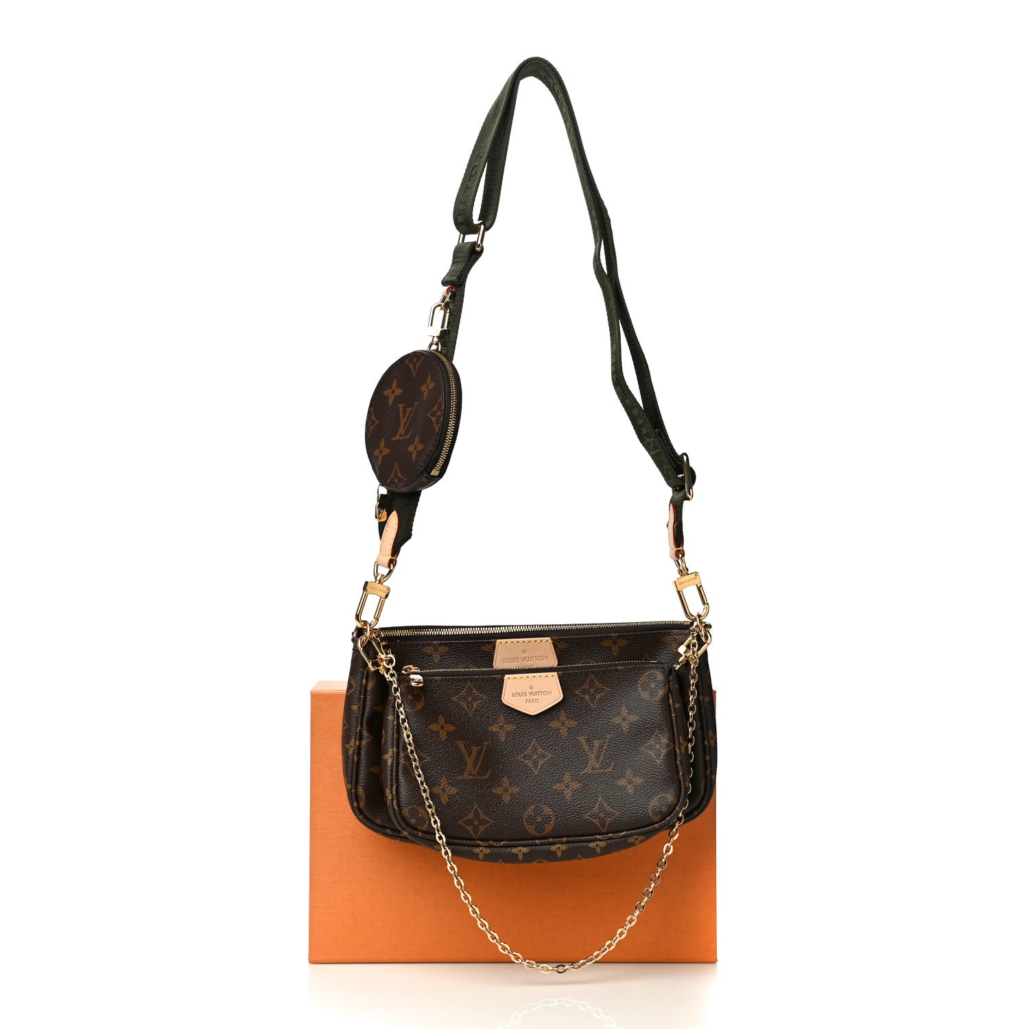 Louis Vuitton Monogram Multi Pochette Accessories Kaki 13 of 13