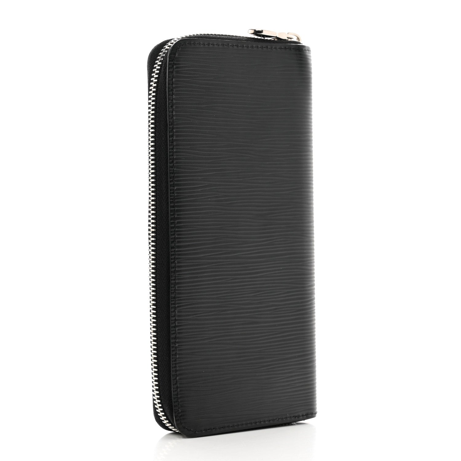 Louis Vuitton Epi Zippy Vertical Wallet Black 3 of 6