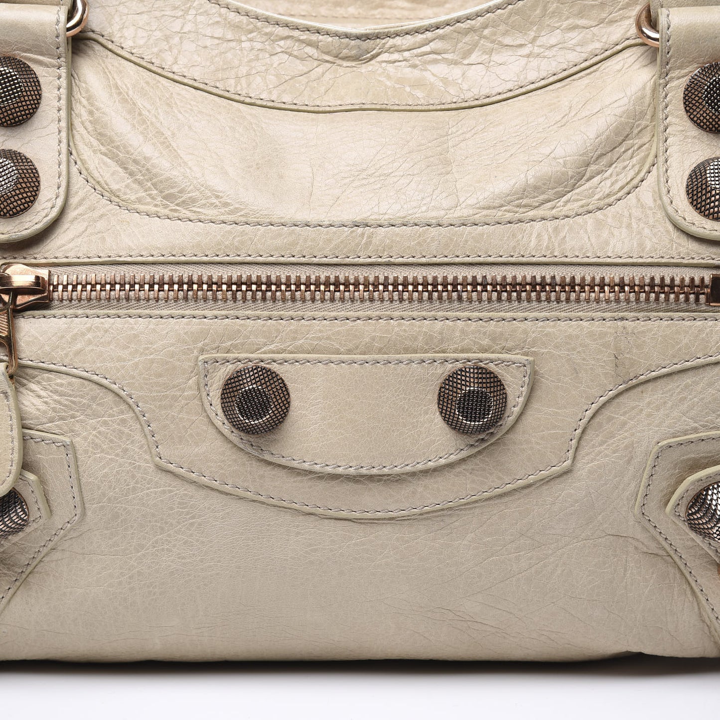 Agneau Giant 21 Rose Gold Hardware City Praline