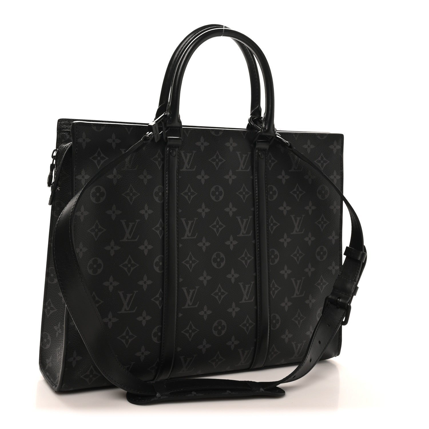 Louis Vuitton Monogram Eclipse Sac Plat Horizontal Zipper 1839529