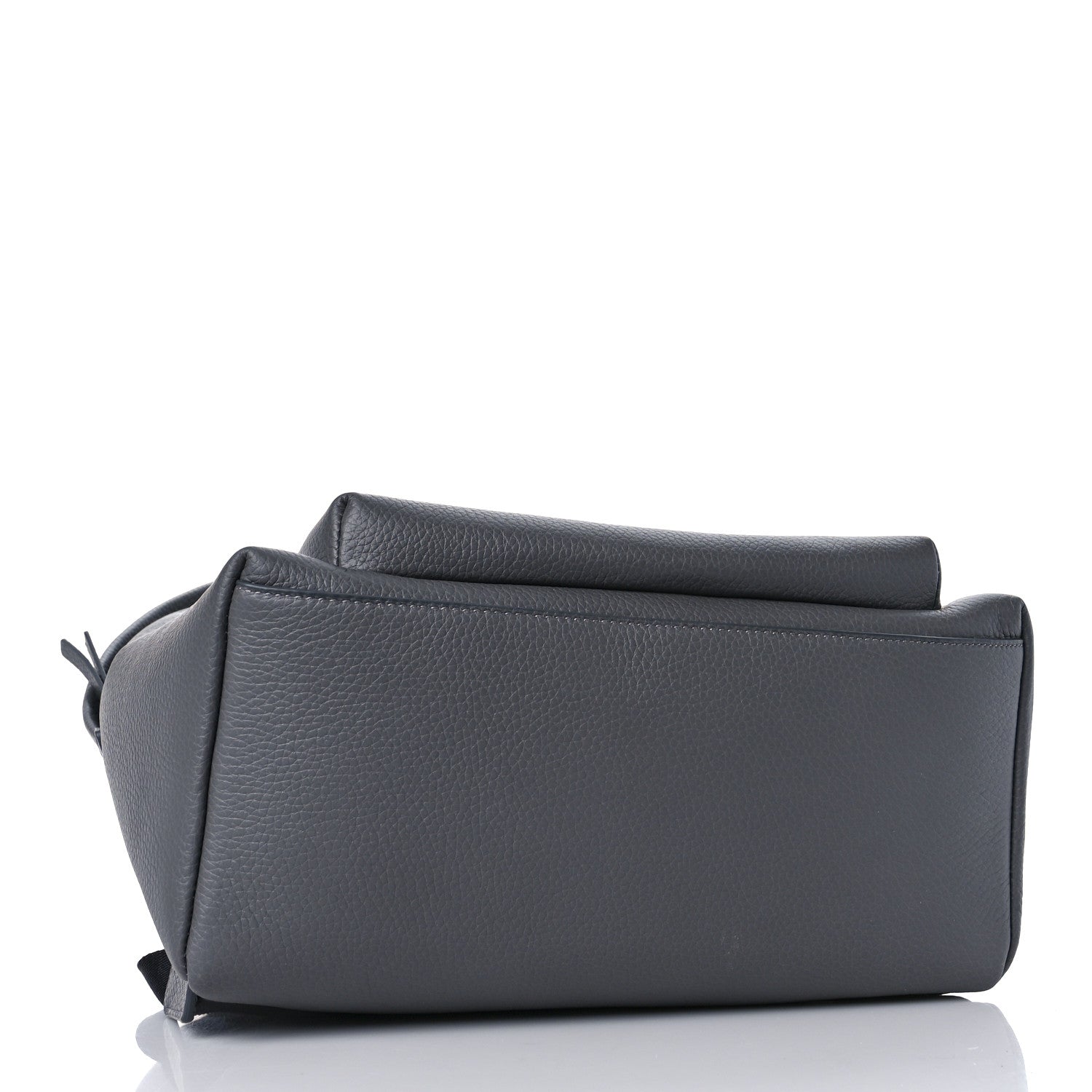 Burberry Calfskin Logo Embossed Backpack Charcoal Grey 4 of 8