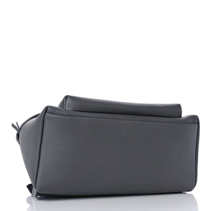 Burberry Calfskin Logo Embossed Backpack Charcoal Grey 4 of 8