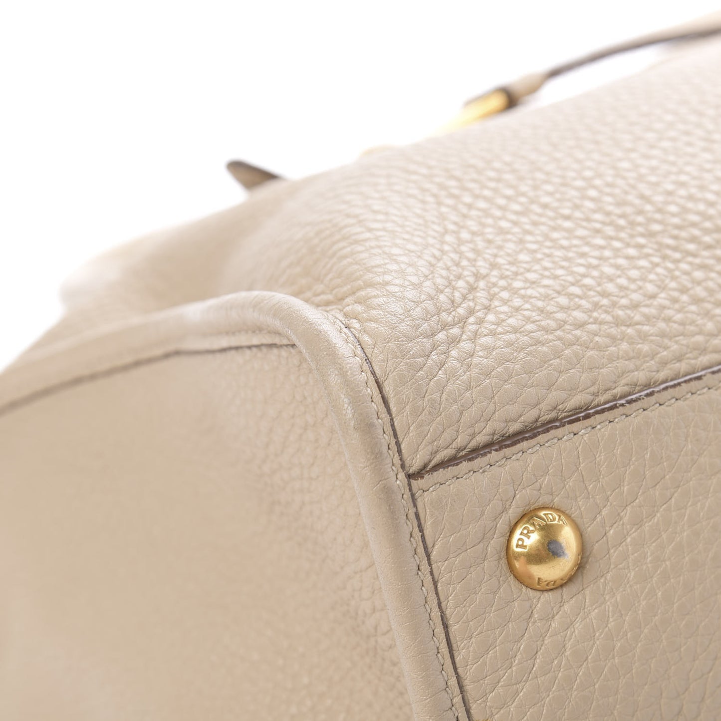 Vitello Daino Shopping Satchel Cammeo
