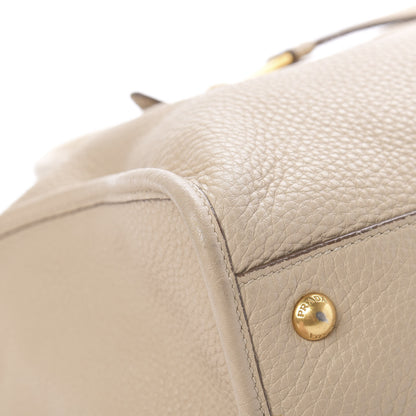 Prada Vitello Daino Shopping Satchel Cammeo 10 of 21