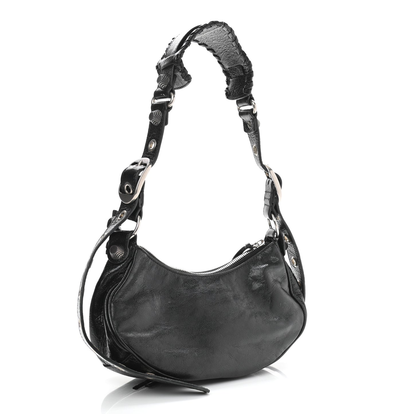 Agneau Arena Le Cagole Shoulder Bag XS Black