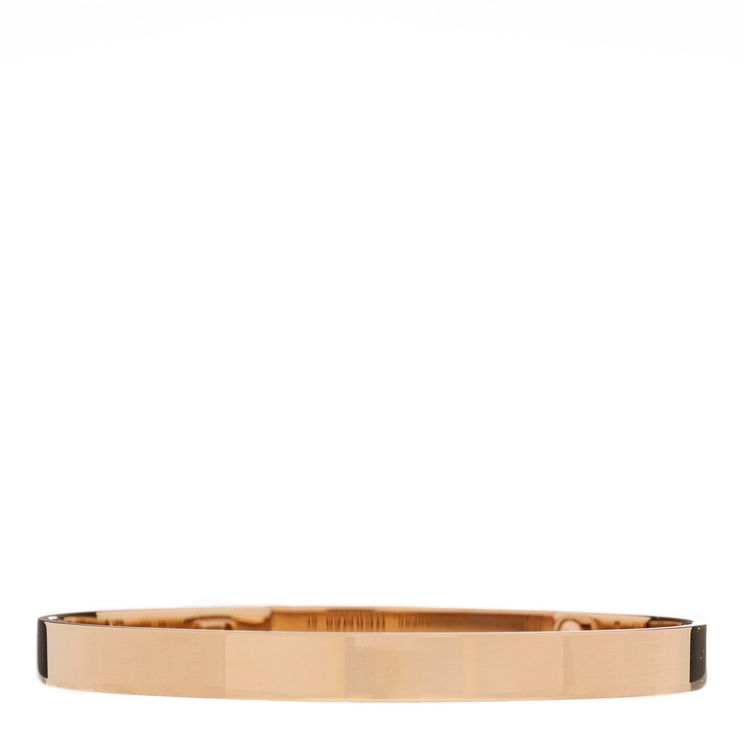 Hermes 18K Rose Gold Diamond PM Collier De Chien Bracelet ST 2 of 3