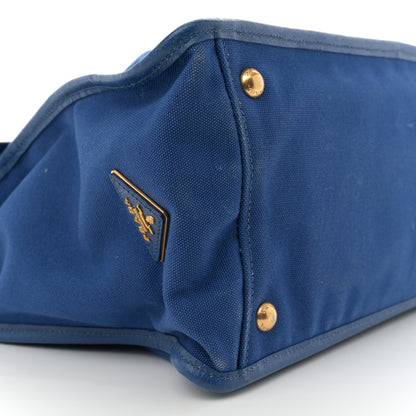 Prada Canapa Cinghiale Flap Tote Royal 8 of 13