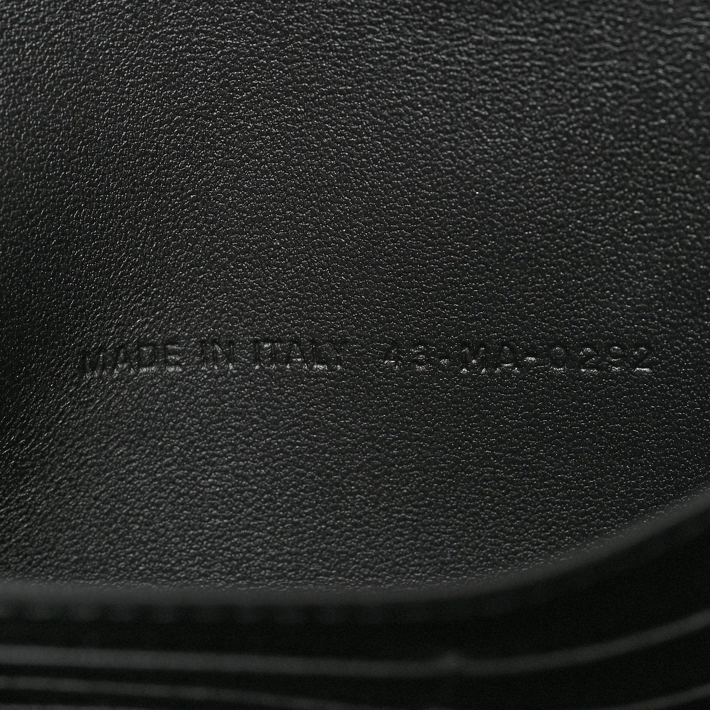 Supple Calfskin Caro Pouch with Chain Black