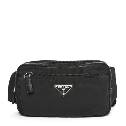 Prada Tessuto Nylon Belt Bag Black 1 of 10