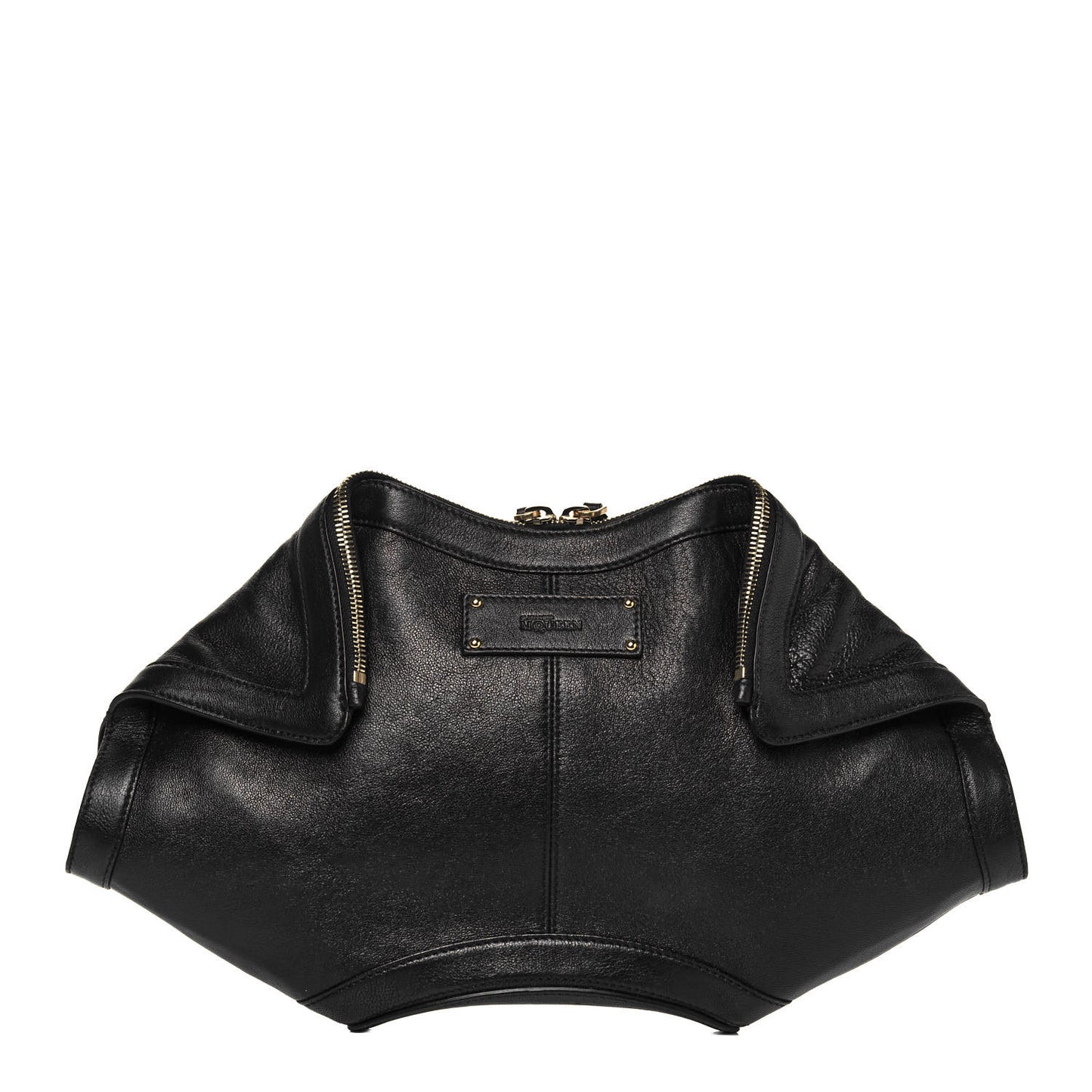 Calfskin De Manta Clutch Black