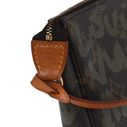 Louis Vuitton Monogram Graffiti Pochette Accessories Kaki 5 of 5