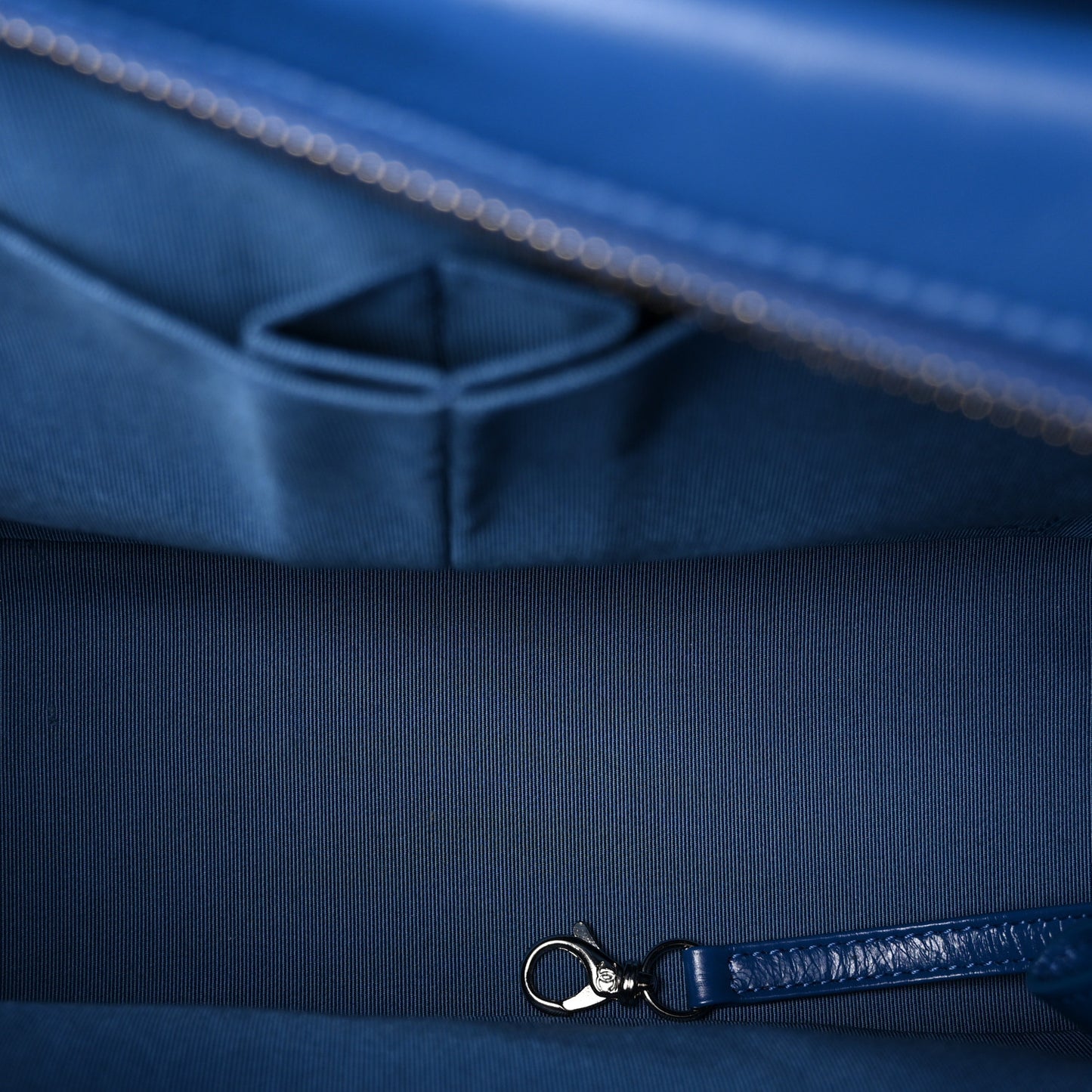 Aged Calfskin Quilted Medium Gabrielle Hobo Blue