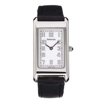 Tiffany Stainless Steel Calfskin 20mm Classic Quartz Watch 1 of 9