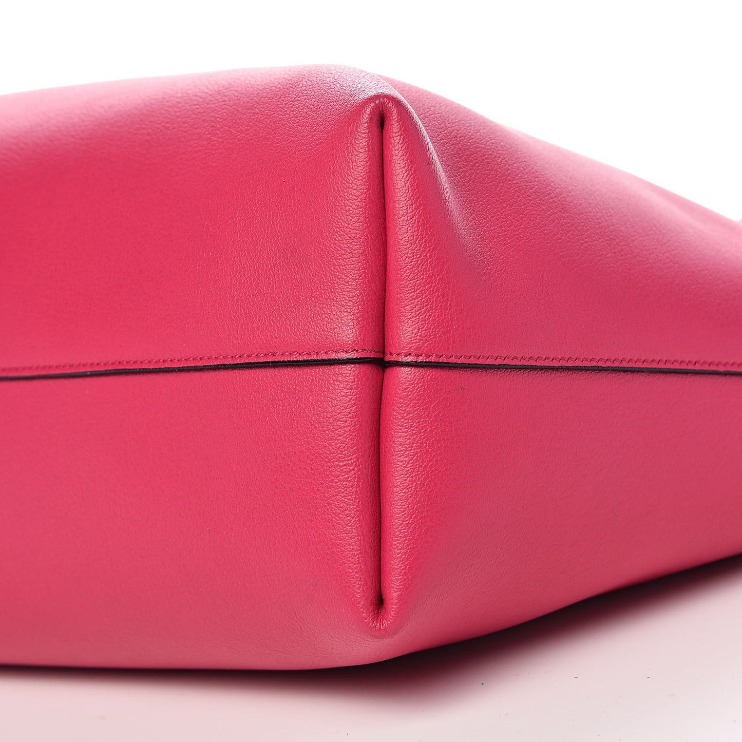 Calfskin Large Shopping Tote Fuchsia