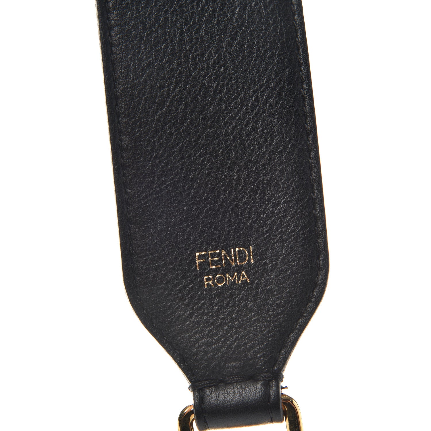 Fendi Velvet Tapestry FF Strap You Tobacco 3 of 5