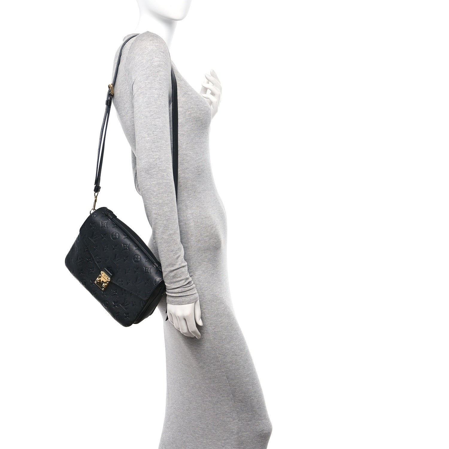 Louis Vuitton Empreinte Pochette Metis Black 2 of 13